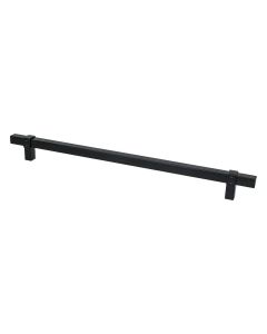 Matte Black 12" Appliance Pull - Rivet Rebel by Berenson - 5095-4055-P