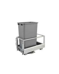 Single bottom mount rev-a-motion waste container  alum/silver, sku: 5149-1550dm-117