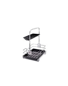 Removable under sink caddy with chrome basket, SKU: 544-10C-1