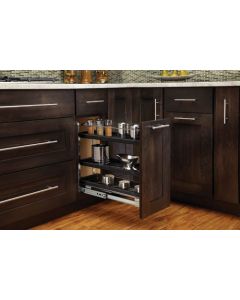 Chrome Base Organizer  Black/Chrome