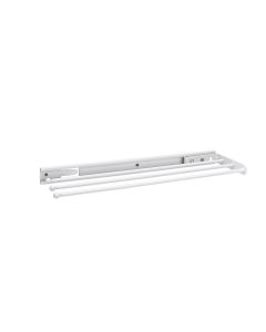 3 Prong Towel Bar White, SKU: 563-47