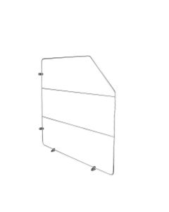 18" High Tray Dividers Chrome, SKU: 597-18CR-52