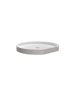 20" D-Shape Lazy Susan, 1 Shelf (for use with BM1 Hardware) White