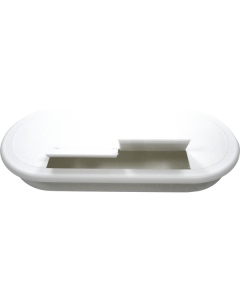6399-010  X 11/16" White Grommet Wire Jumbo Oval