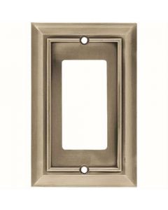 Satin Nickel 7-1/2in. [190.50MM] 1 Rocker Wall Plate by Brainerd sold in Each - 64176 - Discontinued