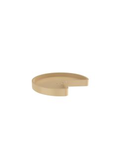 18" Kidney Shape Lazy Susan Shelf -Single (for use with BM1 Hardware) Almond