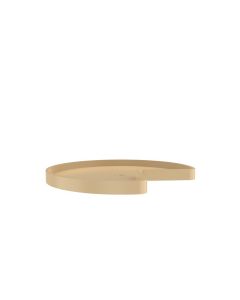 28" Kidney Shape Lazy Susan Shelf -Single (for use with BM1 Hardware) Almond