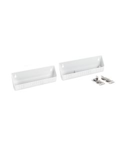 11" Standard/Accessory Trays -2 Pair of Hinges White, SKU: 6572-11-11-52