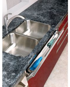 25" Stainless Steel Tip-Out Trays -Bulk 20