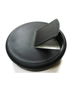 6650-014 3" X 5/8" Black Grommet Wire Tabbed Opening