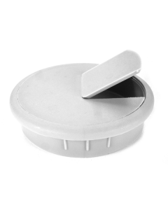 6650-021 3" X 5/8" Gray Grommet Wire Tabbed Opening