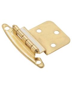 Polished Brass Non Self-Closing Hinge by Amerock sold as Pair - 69193