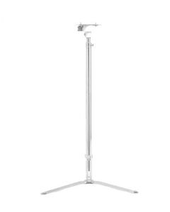 Pie-Cut Center Shaft and Pivot Hardware for 28in. Polymer Shelves (6 Pieces) Bright Zinc/Chrome - Discontinued