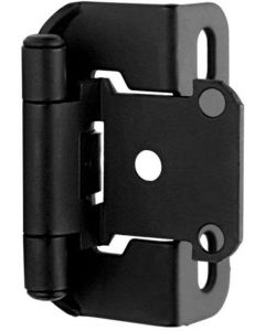 Flat Black 2-1/4" [57.15MM] Self-Closing Hinge by Amerock sold as Pair - BPR7550FB