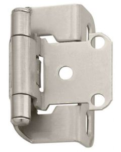 Satin Nickel 2-1/4" [57.15MM] Self-Closing Hinge by Amerock sold as Pair - CMR7550G10