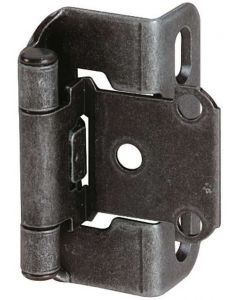 Wrought Iron 2-1/4" [57.15MM] Self-Closing Hinge by Amerock sold as Pair - BPR7550W