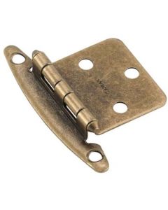 Burnished Brass Non Self-Closing Hinge by Amerock sold as Pair - 7678-BB - Discontinued