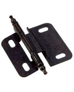 Dark Antique English Non Self-Closing Hinge by Amerock sold as Pair - 7687M-DAE - Discontinued