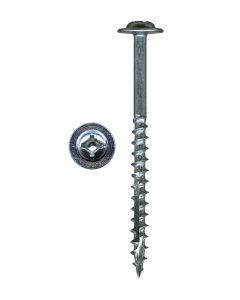 # 10-9 X 2 1/2" Square/Phillips Round Washer Head Coarse Thread Screws Double Type17 Zinc Plated Sold In Box 1500