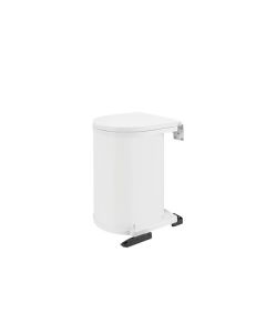 15 Liter Pivot-Out Waste Container White 8-010412-15