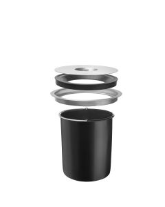 13 Liter Waste Container with Stainless Steel Lid 8-060-15SS