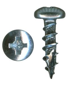 # 8-11 X 3/4" Phillips Pan Head Coarse Thread Type 17 Zinc Plated Screws Sold In Box 10000