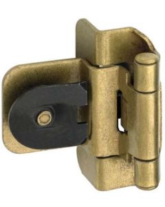 Burnished Brass Double Demountable 3/8" Inset Hinge by Amerock sold as Pair, SKU: BPR8700BB