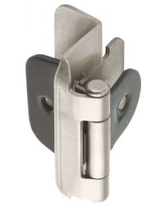Satin Nickel Double Demountable 1/2" Overlay Hinge by Amerock sold as Pair, SKU: CMR8704G10