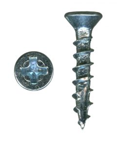 # 6-13 X 5/8" Phillips Flat Head Coarse Thread Type 17 Zinc Plated Screws Sold In Box 25000