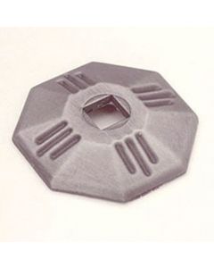 Antique Pewter Hexagonal Backplate for Knob by Berenson - 9866-1AP-B - Discontinued