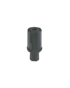 A10-0631-C 1-3/8" Hex Black 200 lb Leg Foot Insert