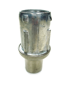 A10-0651 1-1/2" Hex Stainless Steel Clad 2000 lb Leg Foot Insert