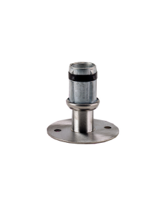 A10-0654 1-1/2" Flange Stainless Steel Clad 2000 lb Leg Foot Insert