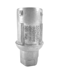A10-0811-C 1-1/4" Hex Natural Finish 2000 lb Leg Foot Insert