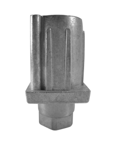 A14-0611 1-1/4" Hex Natural Finish 2000 lb Leg Foot Insert