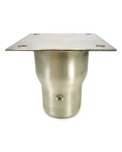 A20-0406-C Stainless Steel 3-9/16" Plate Leg Socket