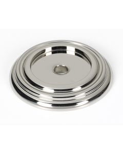 Polished Nickel 1-1/4" [32.00MM] Backplate for Knobs by Alno - A616-14-PN