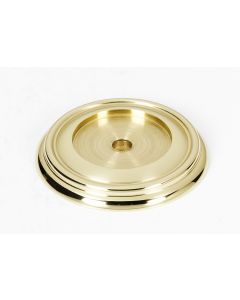 Polished Brass 1-1/2" [38.00MM] Backplate for Knobs by Alno - A616-38-PB