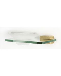 Polished Brass 6-11/16" [170.00MM] Soap Dish / Holder by Alno - A6530-PB