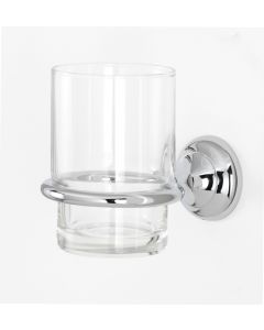 Polished Chrome  Tumbler with Holder by Alno - A6670-PC