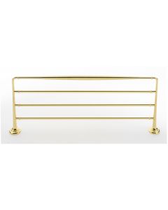 Polished Brass 24" [609.60MM] Towel Rack by Alno - A6726-24-PB