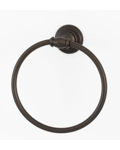 Chocolate Bronze 6" [152.50MM] Towel Ring by Alno - A6740-CHBRZ
