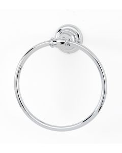 Polished Chrome 6" [152.50MM] Towel Ring by Alno - A6740-PC