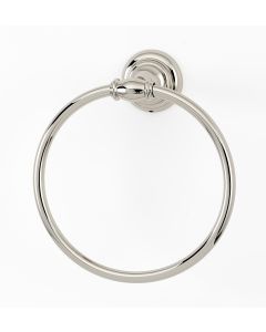 Polished Nickel 6" [152.50MM] Towel Ring by Alno - A6740-PN