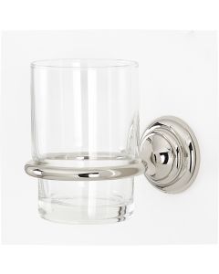 Polished Nickel  Tumbler with Holder by Alno - A6770-PN