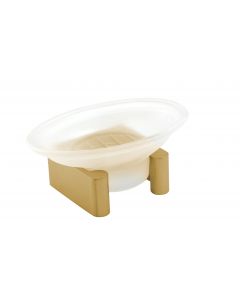 Satin Brass 2-3/4" [69.85MM] Soap Dish / Holder by Alno - A6835-SB