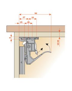 Salice  Front Mounting Clip  A710.610