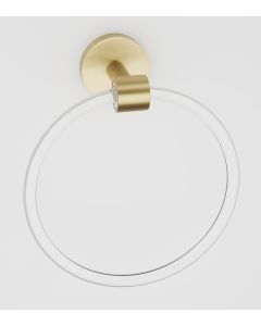 Satin Brass 6" [152.50MM] Towel Ring by Alno - A7240-SB