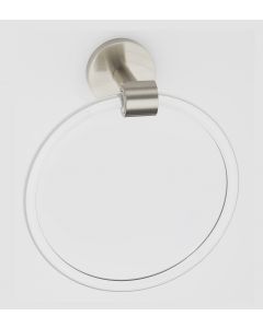 Satin Nickel 6" [152.50MM] Towel Ring by Alno - A7240-SN