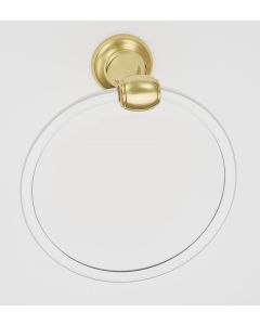 Polished Brass 6" [152.50MM] Towel Ring by Alno - A7340-PB